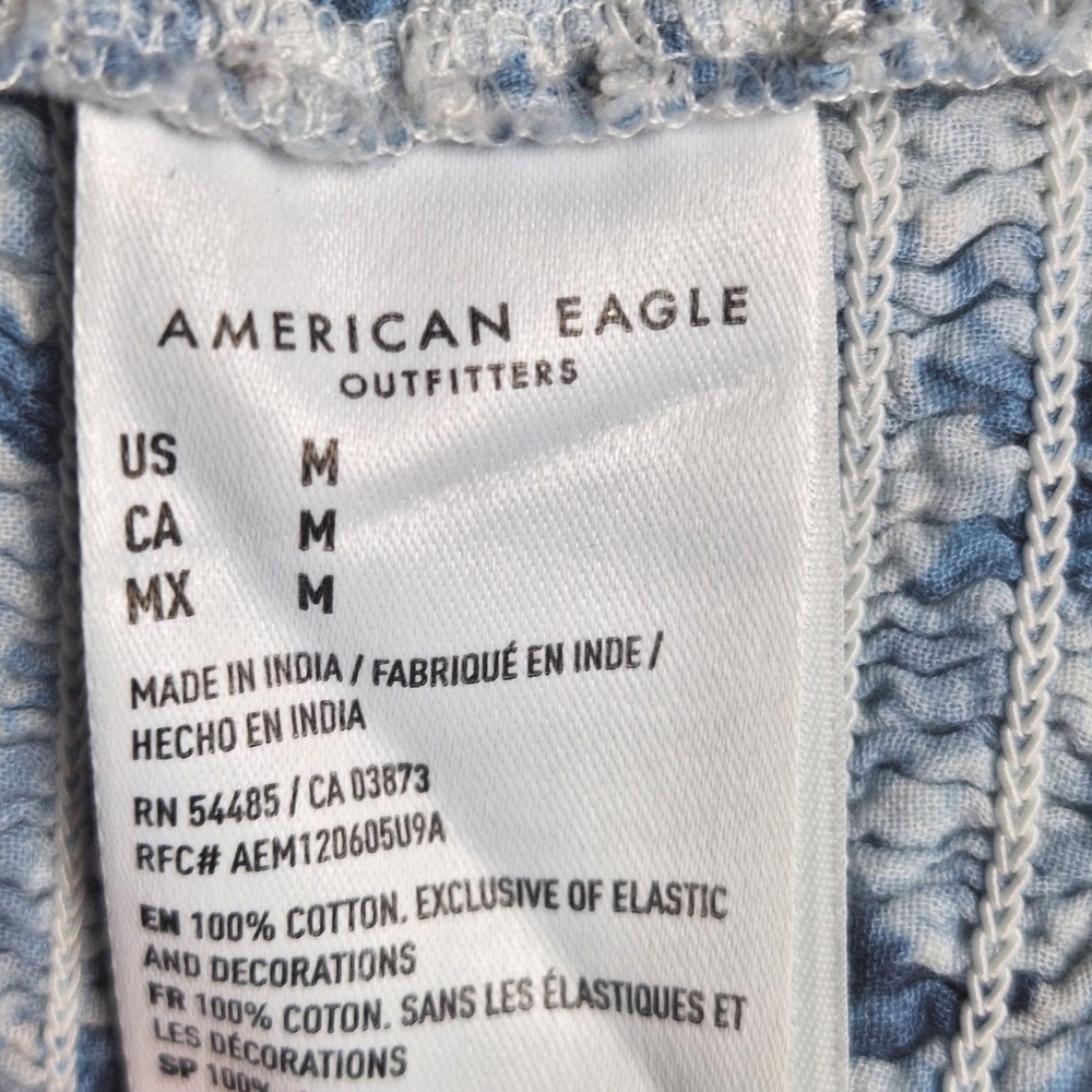 American Eagle Top Medium‎ Babydoll Lace Crop Cottagecore Floral Fairy Milkmaid - Picture 7 of 9